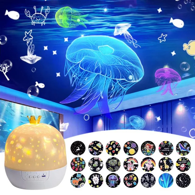 Children’s Night Light and Ocean Projection Lamp - Image 2