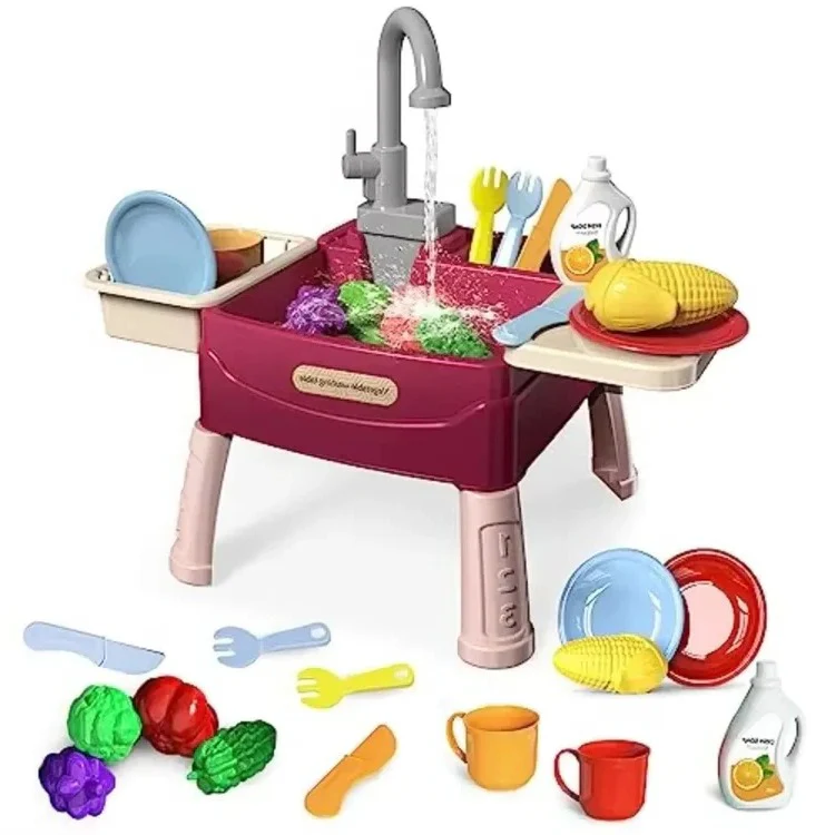 Children’s Play Kitchen with Flowing Water Feature - Image 2