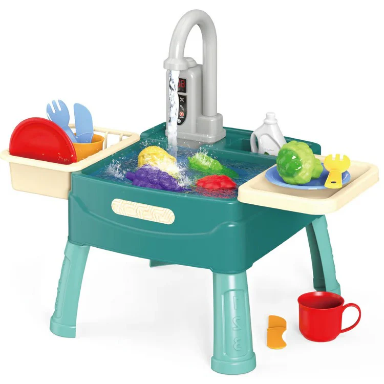 Children’s Play Kitchen with Flowing Water Feature - Image 3