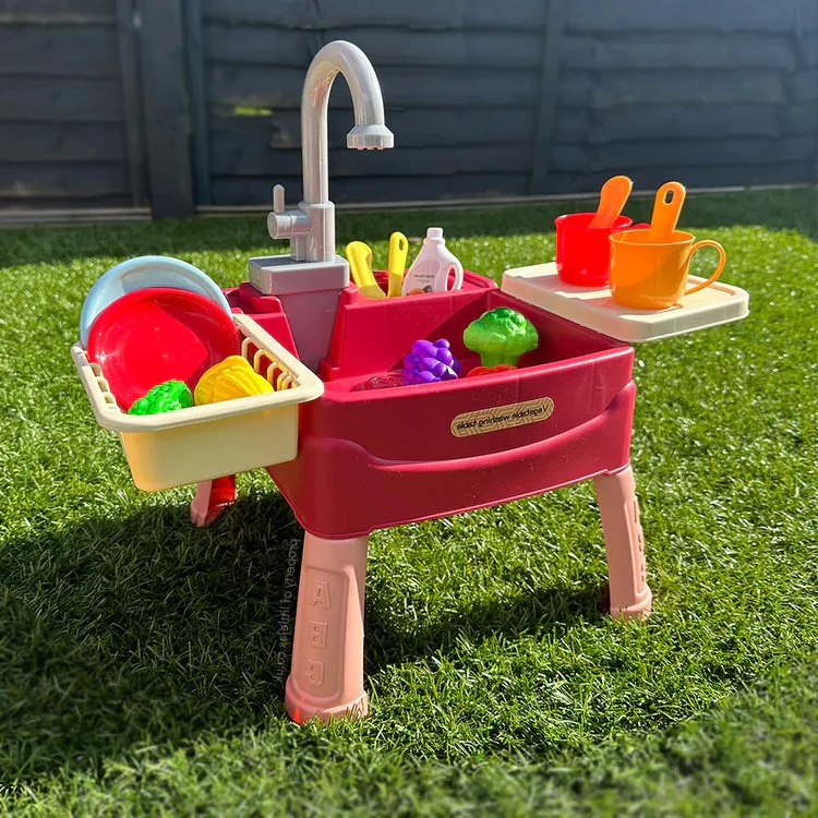Children’s Play Kitchen with Flowing Water Feature - Image 4