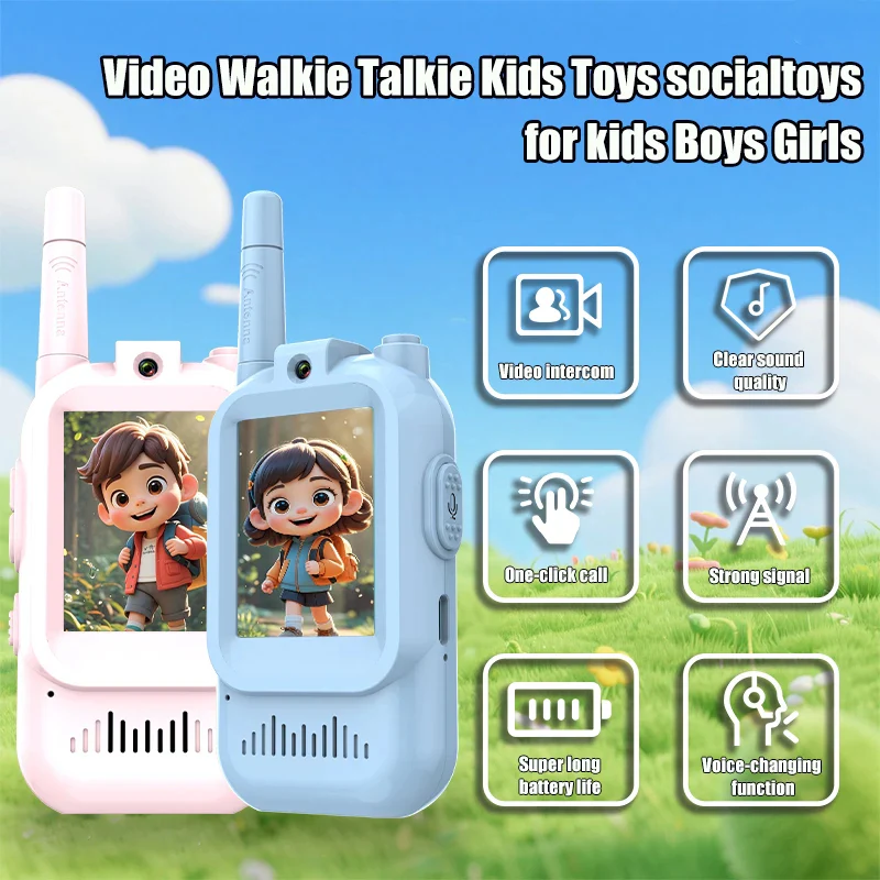 Childrens 2 Pack Video Walkie Talkie - Image 5