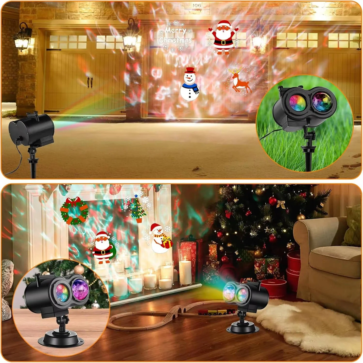 Christmas Projector Lights Outdoor Decoration - Image 2