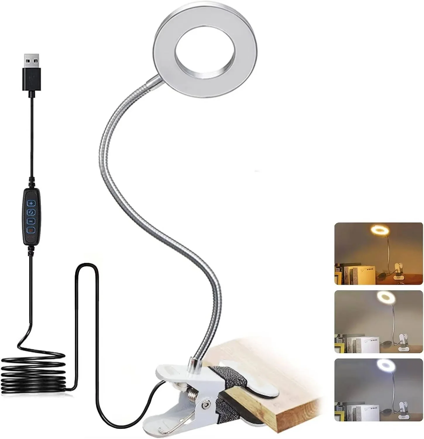 Clamp on Desk Lamp 360° Flexible Eye Friendly - Image 6