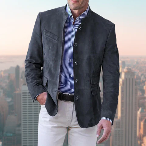 Classic button-down jacket for men - Image 4