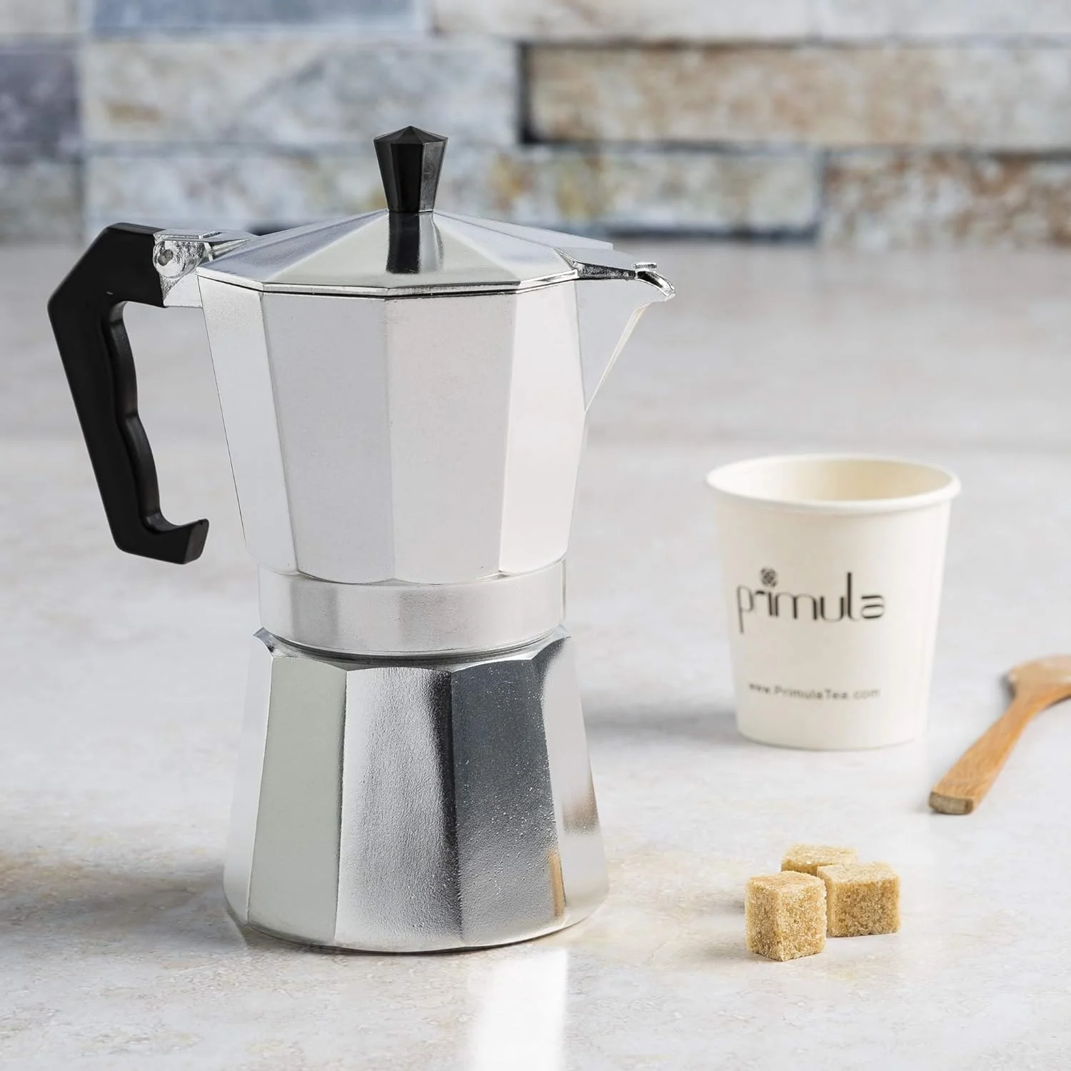 Classic Stovetop Espresso and Coffee Maker, Moka Pot for Italian and Cuban Café Brewing - Image 5