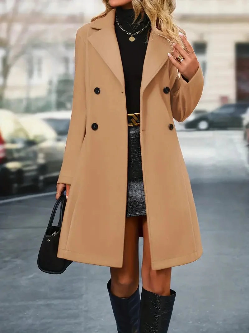 Coat With Double Breasted - Image 7