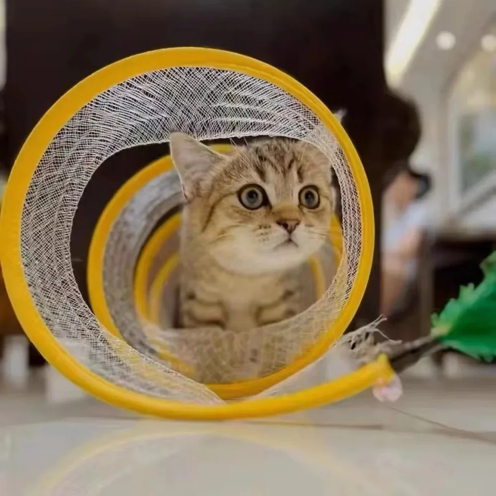 Collapsible S Type Interactive Cat Tunnel - Image 2