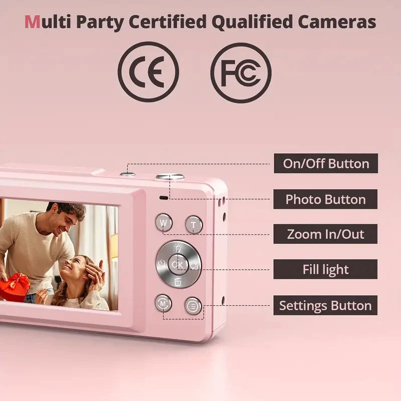Compact Digital Camera with Retro Design - Image 6