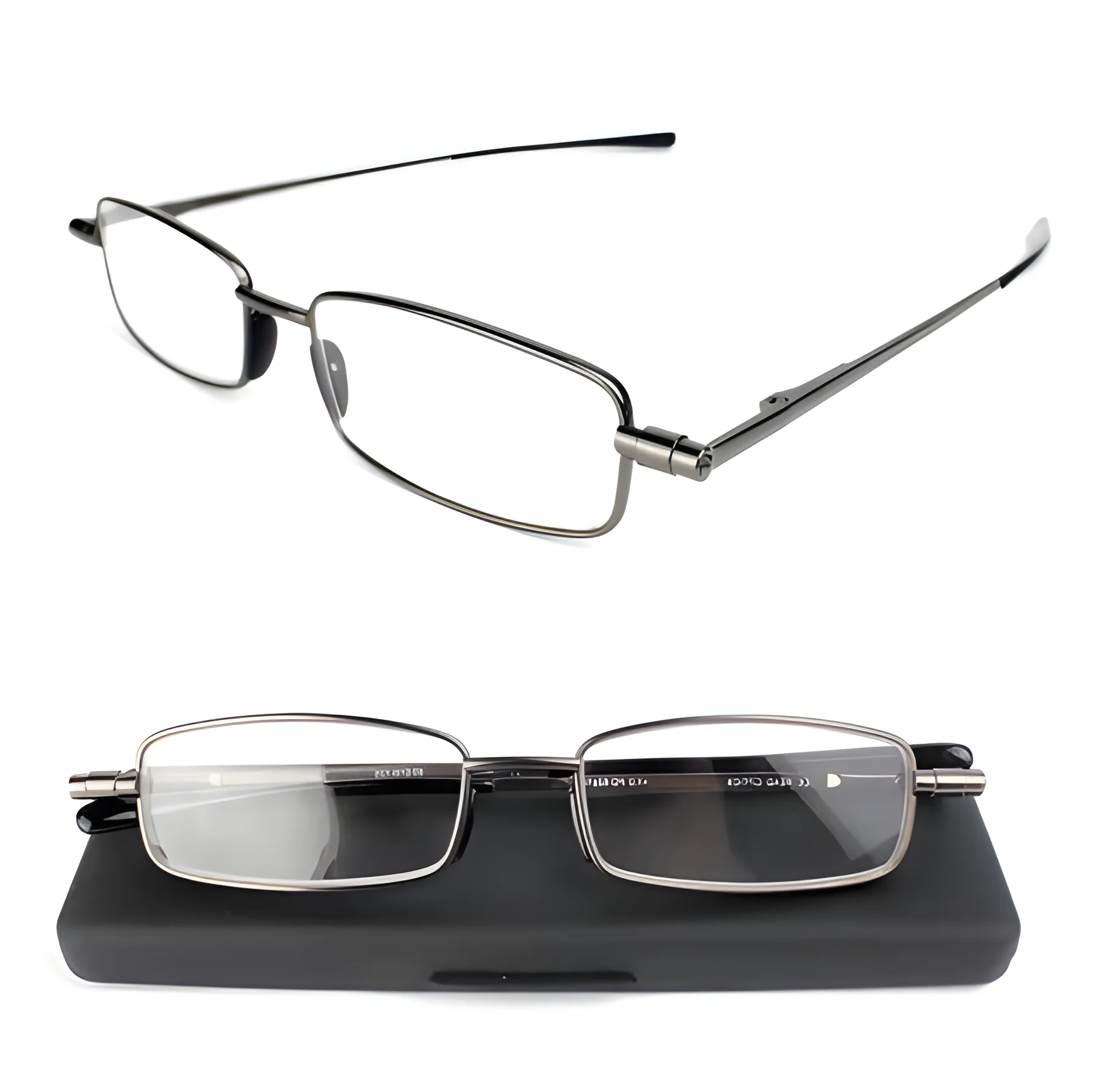 Compact Mens & Ladies Folding Reading Glasses - Image 2