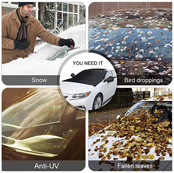 Convenient Magnetic Car Windshield Cover - Image 4