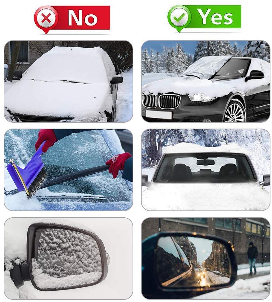 Convenient Magnetic Car Windshield Cover - Image 5