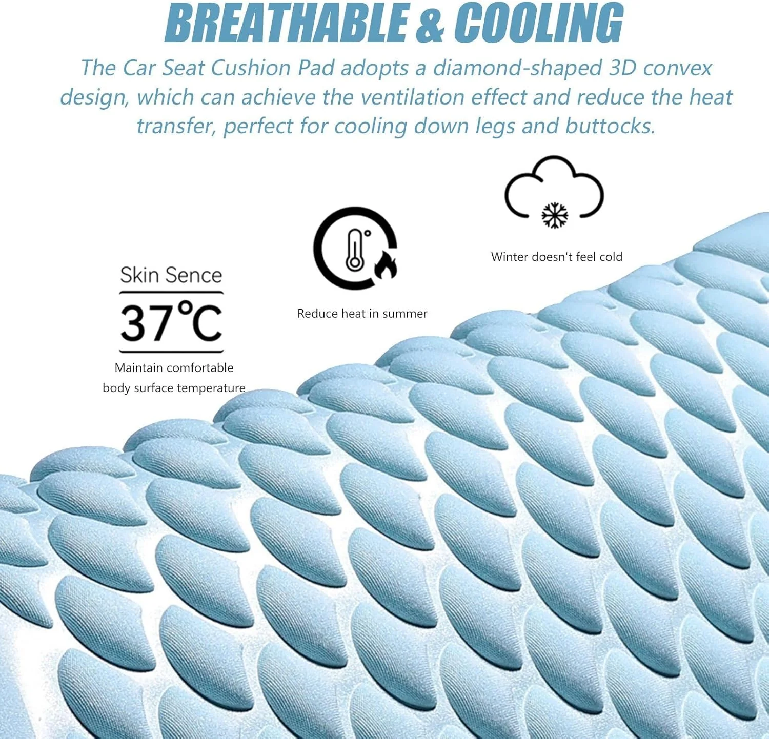 Cooling Gel Car Seat Cushion - Image 3