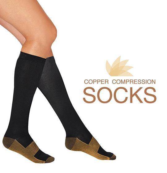 Copper Compression Socks (7 Pairs) for Women & Men-Workout And Recovery - Image 3