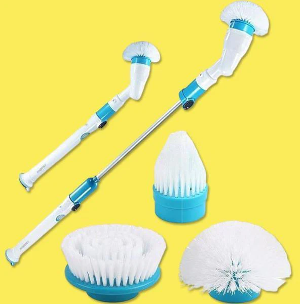 Cordless Electric Spin Scrubber with Extendable Handle Bathroom Cleaning Brush - Image 5