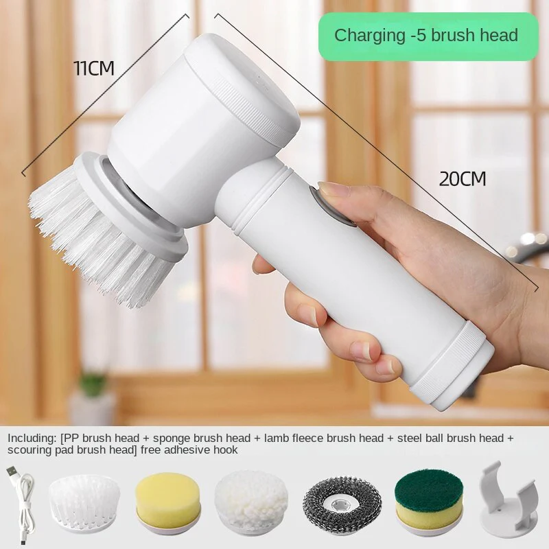 Cordless Electric Cleaning Brush: Multifunctional For The Kitchen And Bathroom - Image 3