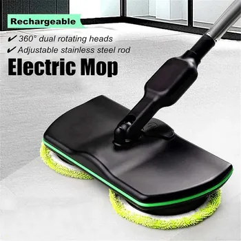 Cordless Electric Spin Mop Floor Cleaner Scrubber - Image 3