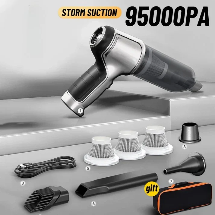 Cordless High-Power Car and Home Vacuum Cleaner - Image 4
