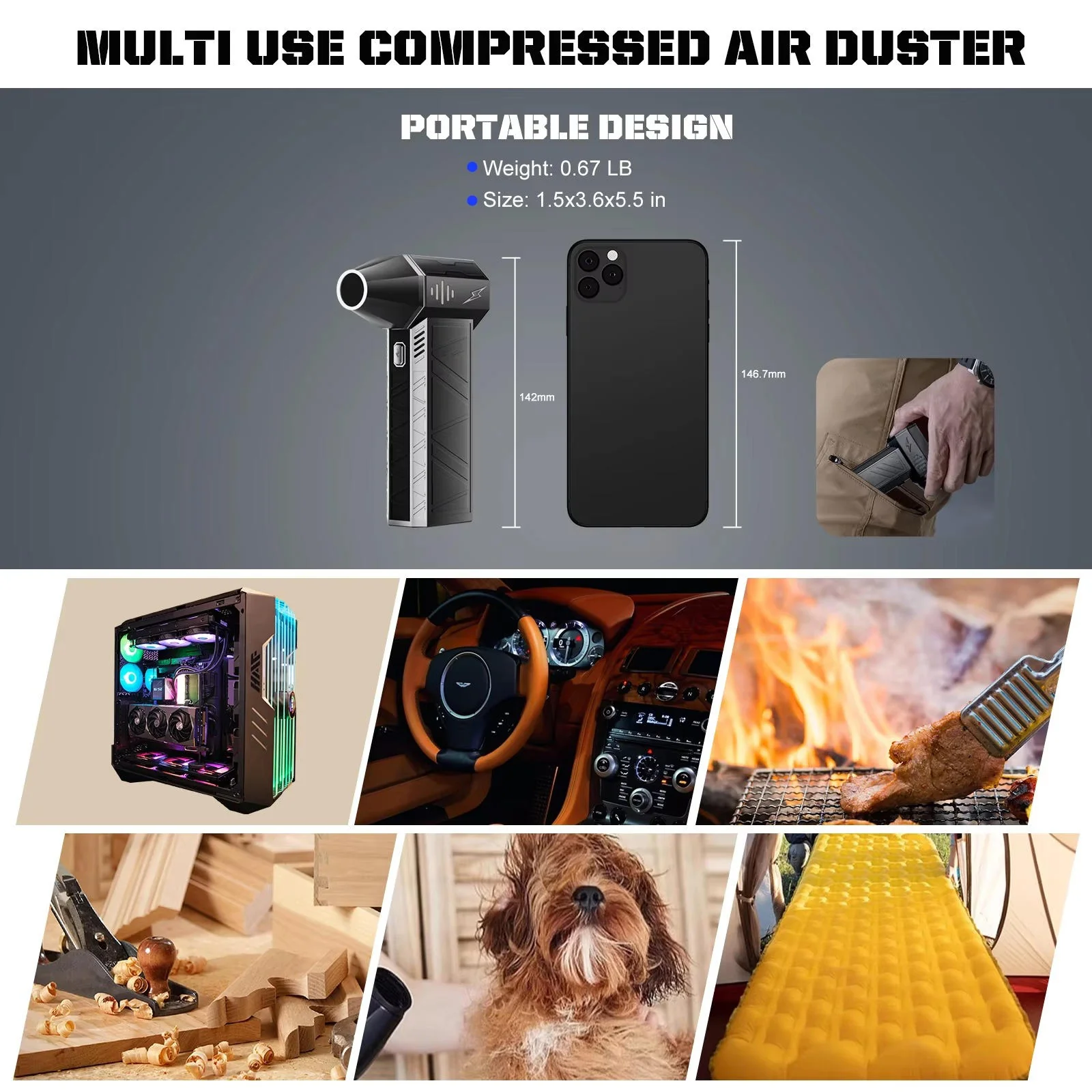 Cordless Jet Blower Fan - Image 5