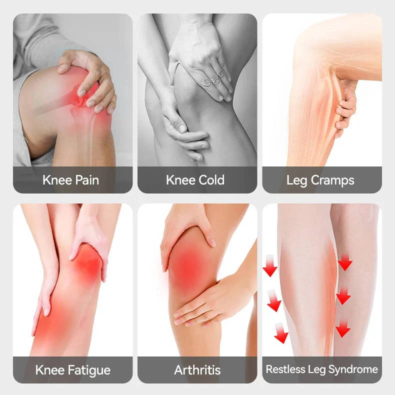 Cordless Knee Massager With Heat Vibration For Pain Relief - Image 3