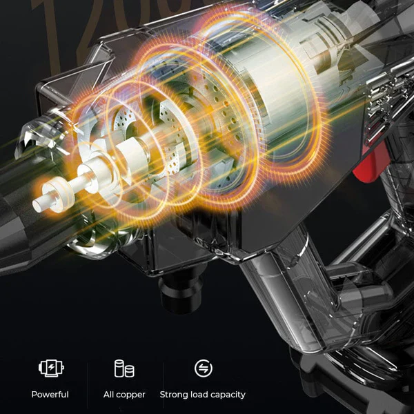 Cordless Portable High Pressure Spray Water Gun Set - Image 3