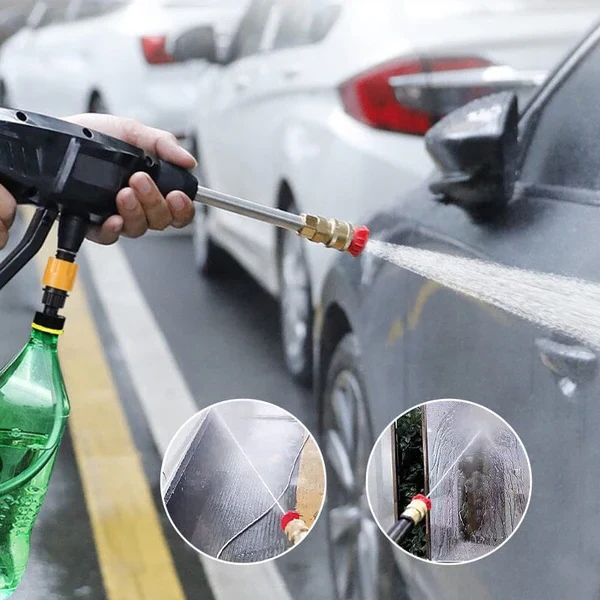 Cordless Portable High Pressure Spray Water Gun Set - Image 8