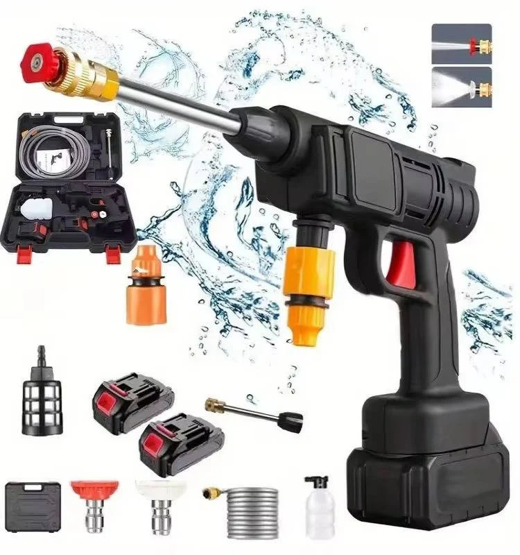 Cordless Portable High Pressure Spray Water Gun Set | Ideal for Cleaning Cars, Patios & Garden Furniture - Image 9