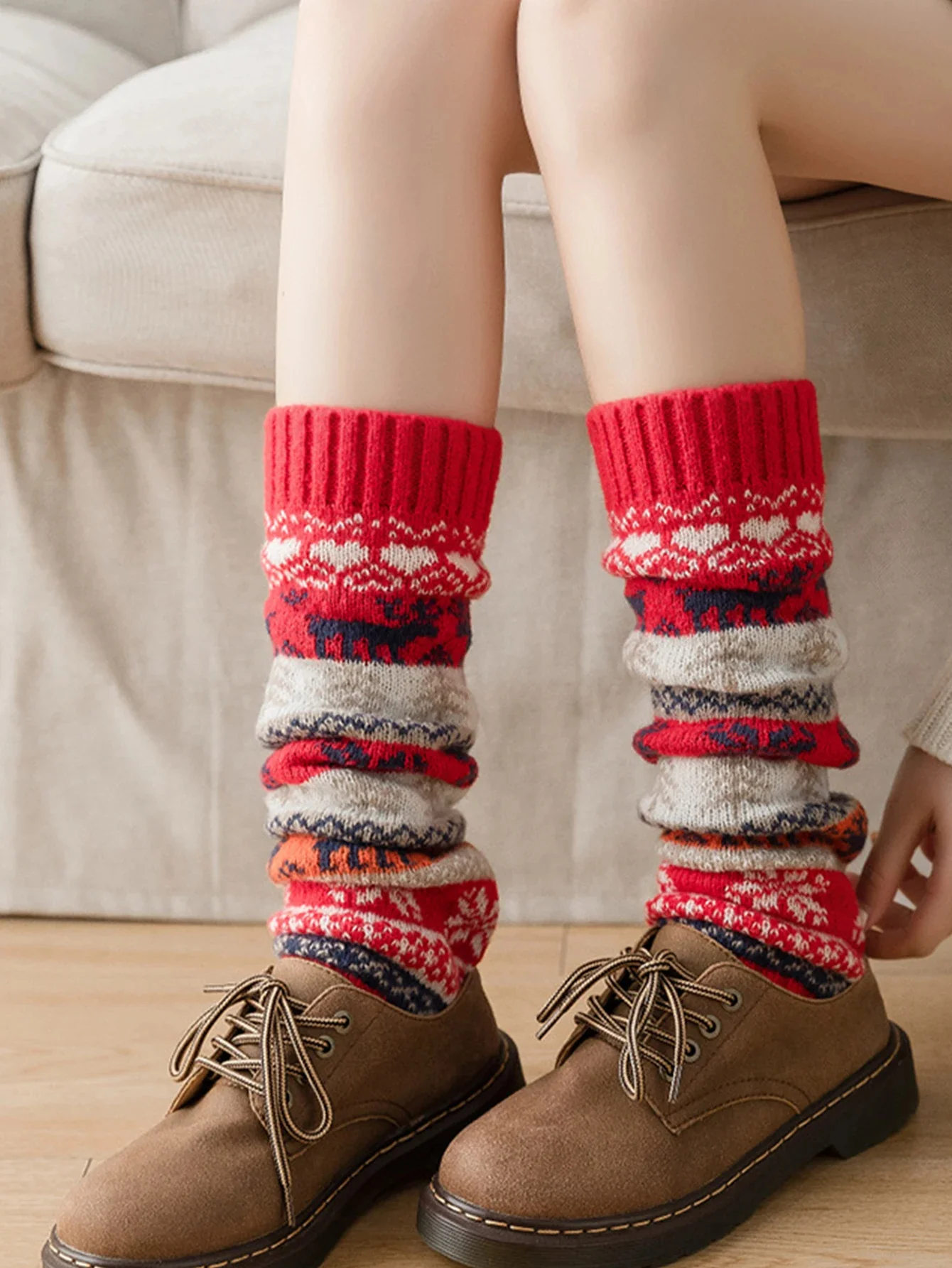Cozy Knit Leg Warmer for Fall and Winter