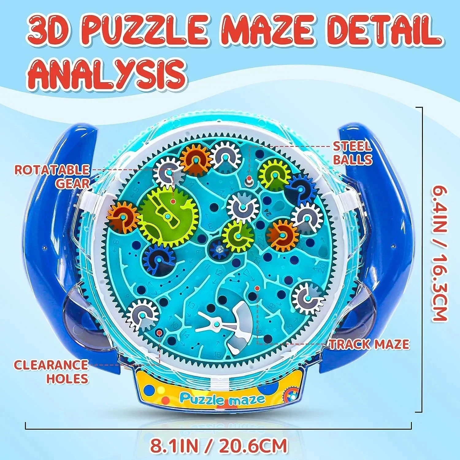 Creative 3D Puzzle Maze - Educational Toy for Kids - Image 3