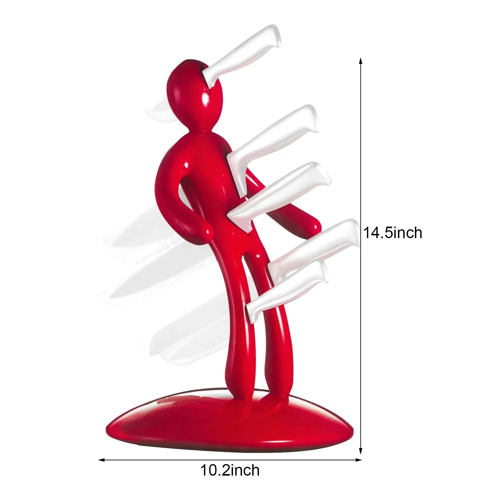 Creative Humanoid Kitchen Knife Holder Set - Image 4