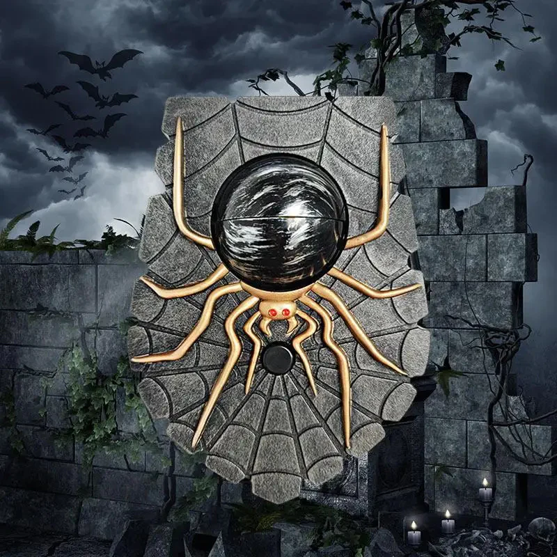 Creepy Spider Eyeball Doorbell Halloween Outdoor Ornament