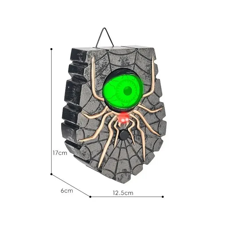 Creepy Spider Eyeball Doorbell Halloween Outdoor Ornament - Image 4
