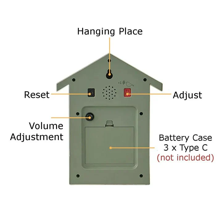 Cuckoo Clock with Decorative Design - Image 8