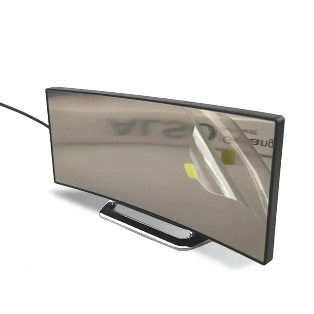 Curved LED Digital Alarm Clock With Mirror Display And Large Screen - Image 4