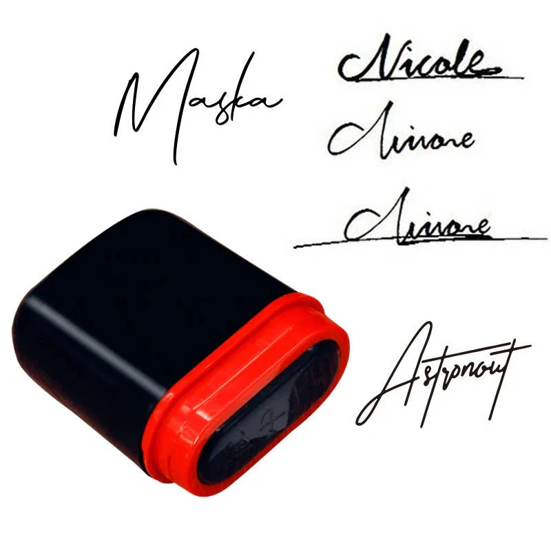 Custom Signature Stamp Personalized Logo Name Stamper - Image 2
