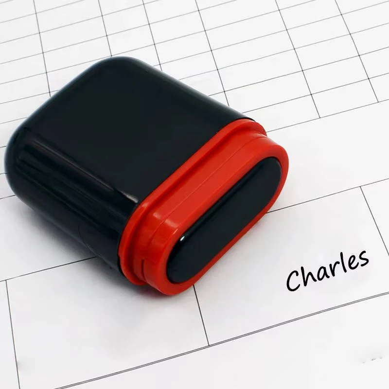 Custom Signature Stamp Personalized Logo Name Stamper - Image 3