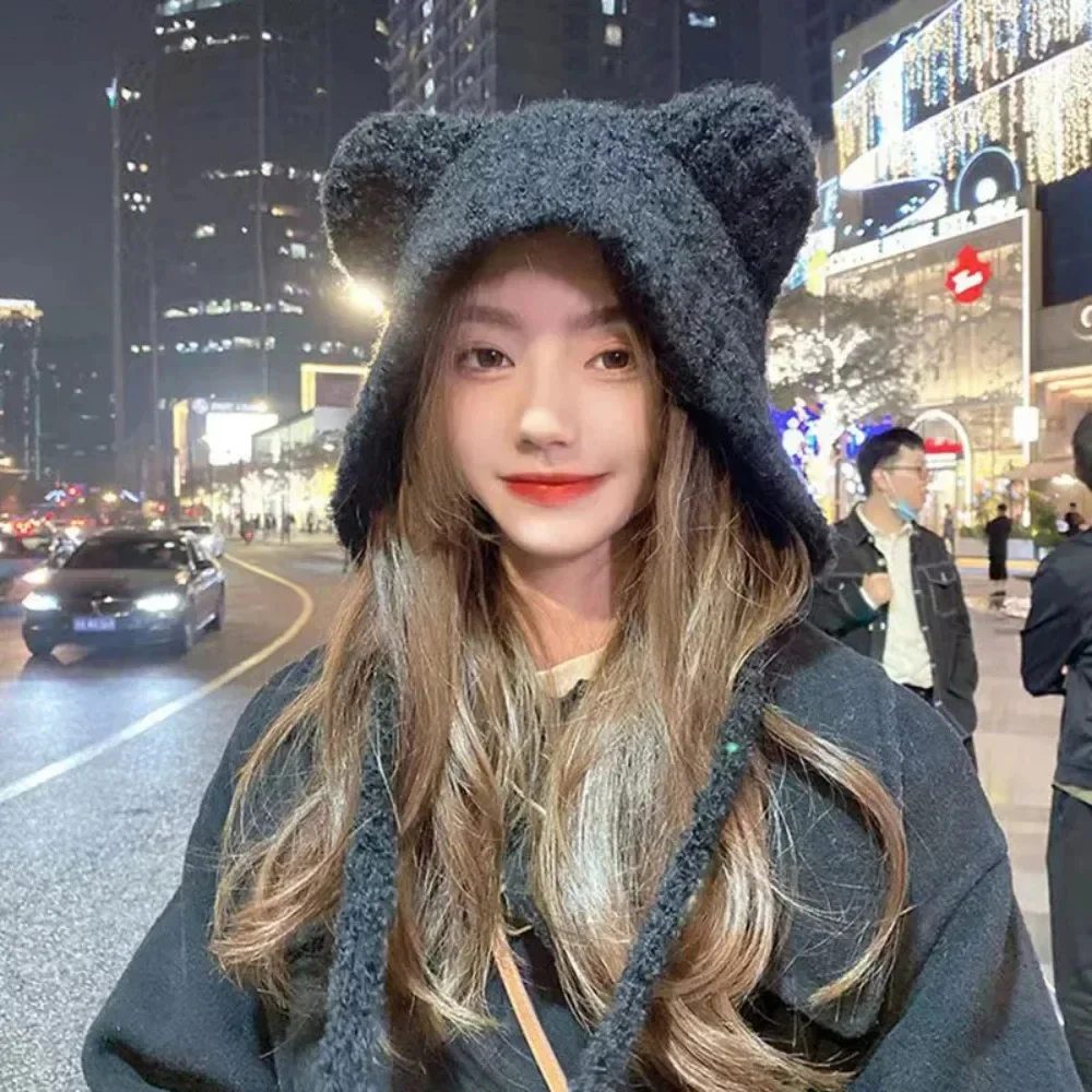 Cute Bear Ear Winter Hat - Image 2
