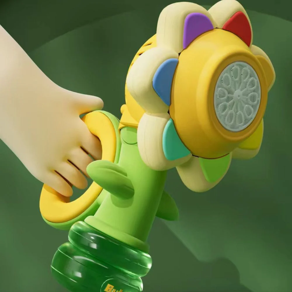 Dancing Sunflower LED Bubble Maker Toy - Image 4