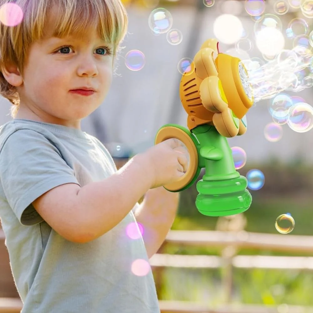 Dancing Sunflower LED Bubble Maker Toy - Image 6