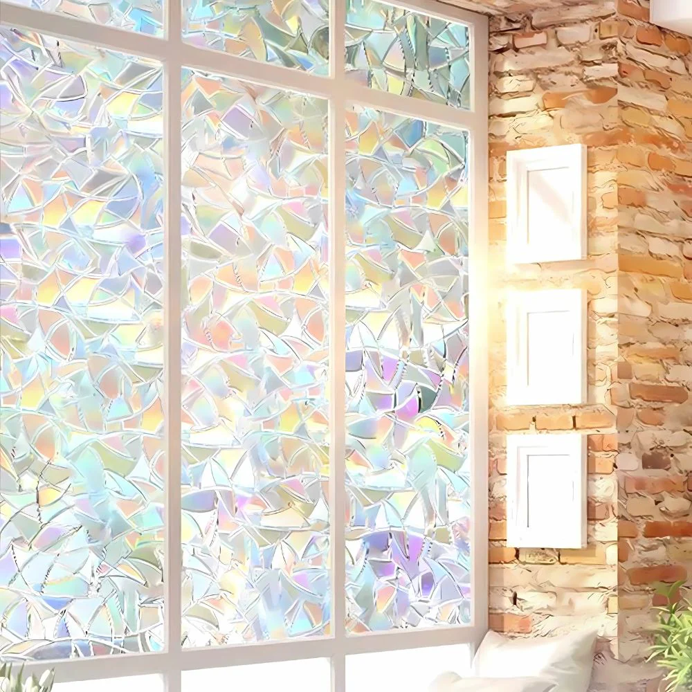 Decorative Rainbow Window Stained Glass Effect Privacy Film - Image 5