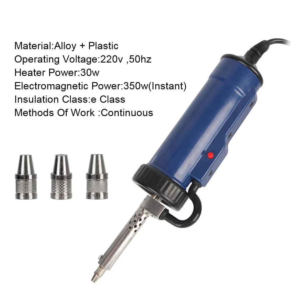 Desoldering Machine Tin Sucker Automatic Electric Solder With 3 Suction Nozzle - Image 5