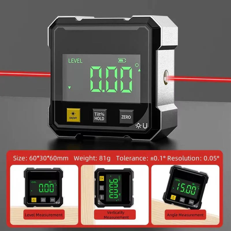 Digital Angle Finder with Laser Level - Image 3