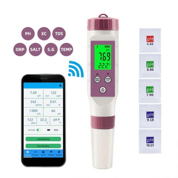 Digital pool tester - pH and chlorine measuring device for easy water analysis - Image 4
