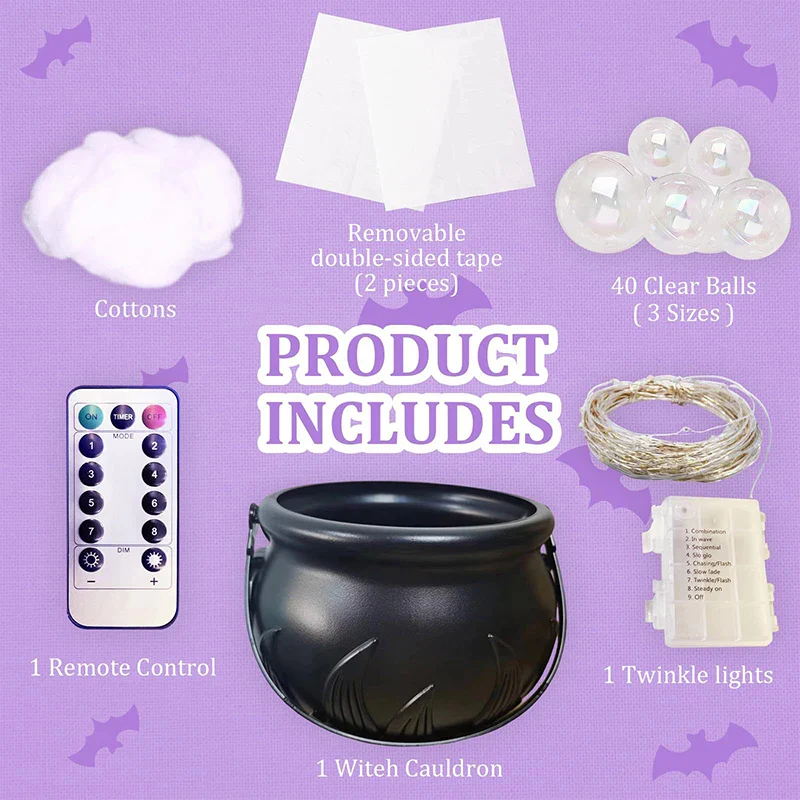 DIY Bubbling Indoor Halloween Witch Cauldron - Image 4