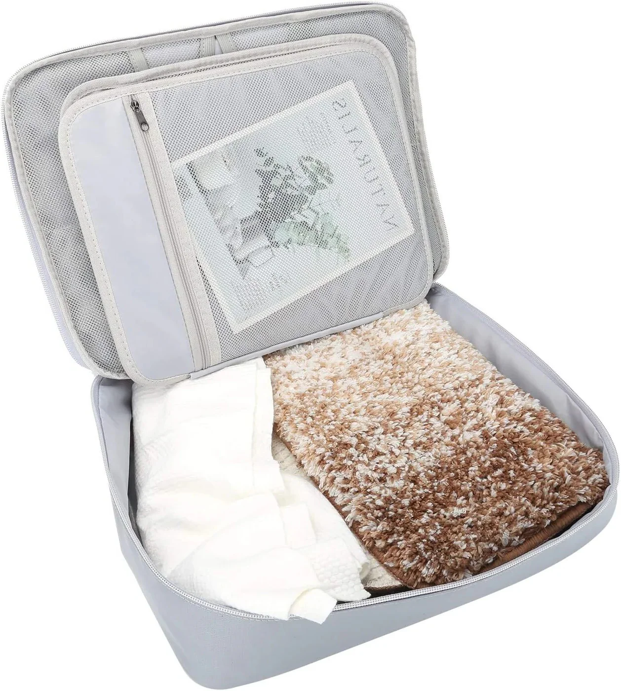 Document Organizer - Multi-Layer Safety Bag with Zipper for Cards, Files, and Travel Storage - Image 6