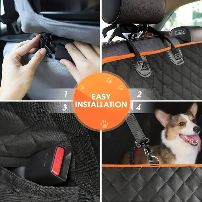 Dog Car Seat Protector Waterproof Scratch Resistant - Image 2