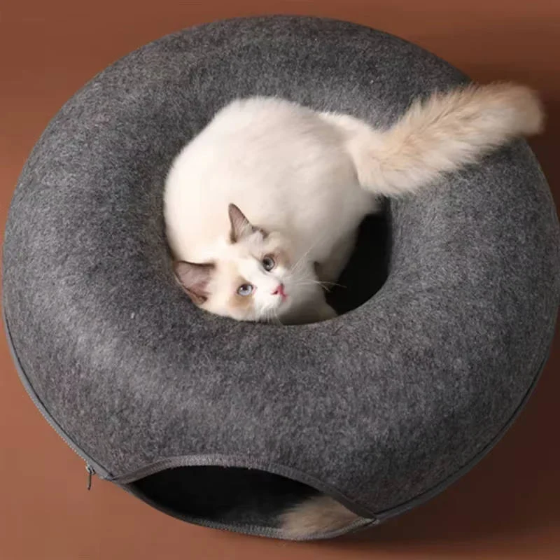 Donut Bed For Cats - Image 2