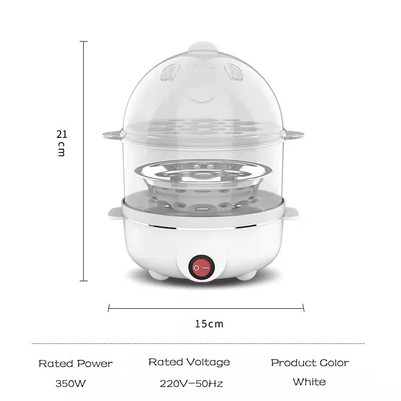 Double Layer Multifunctional Electric Egg Cooker - Image 3