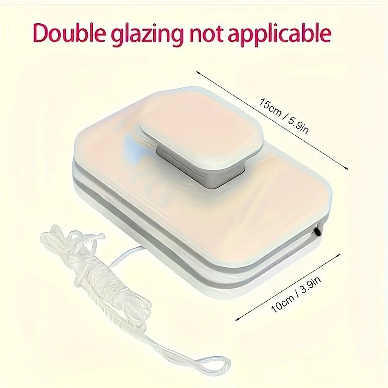 Double-sided magnetic window squeegee for double glazing - Image 3