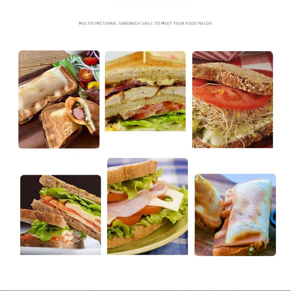 Double-Sided Sandwich Pan (Non-Stick)Double-Sided Sandwich Pan (Non-Stick) - Image 2