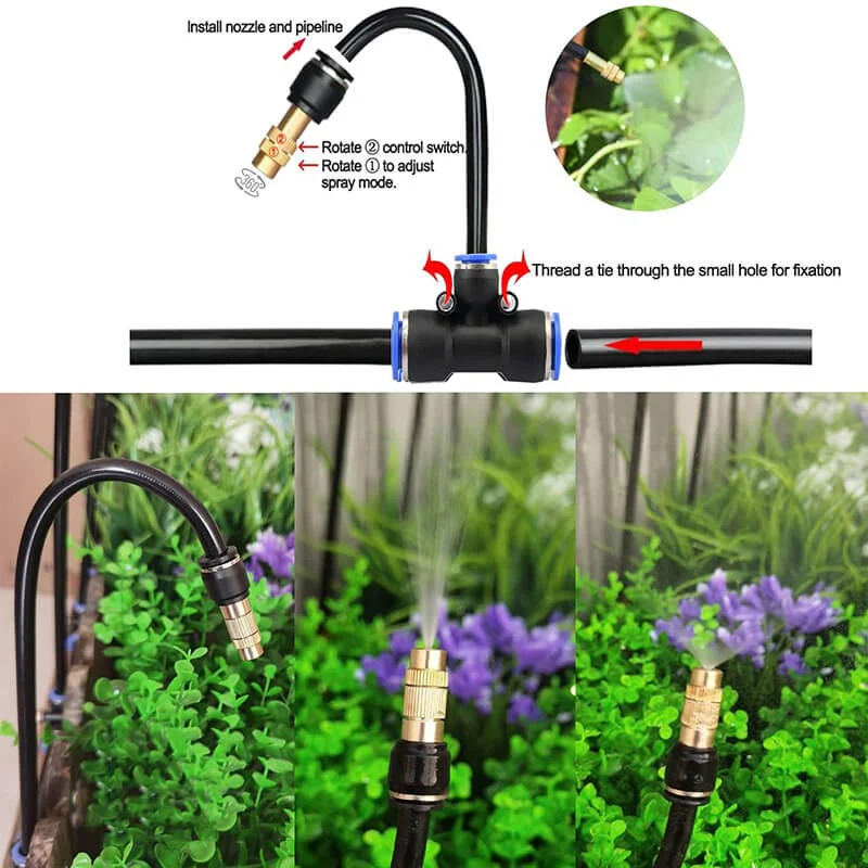 Drip Irrigation Kit with 360 degree Flexible Hose - Image 4